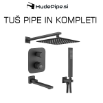 Tuš pipe armature in komplet prha