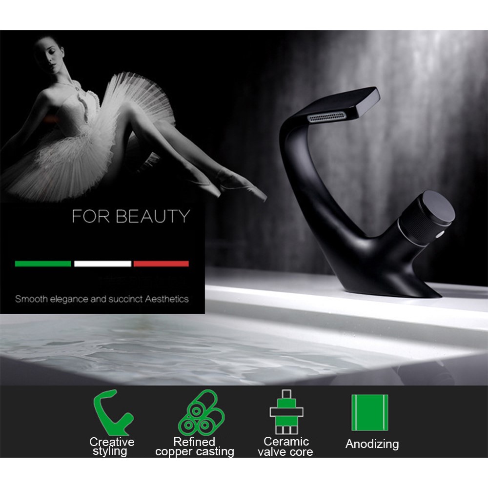 Kopalniška pipa armatura za lijak črna 